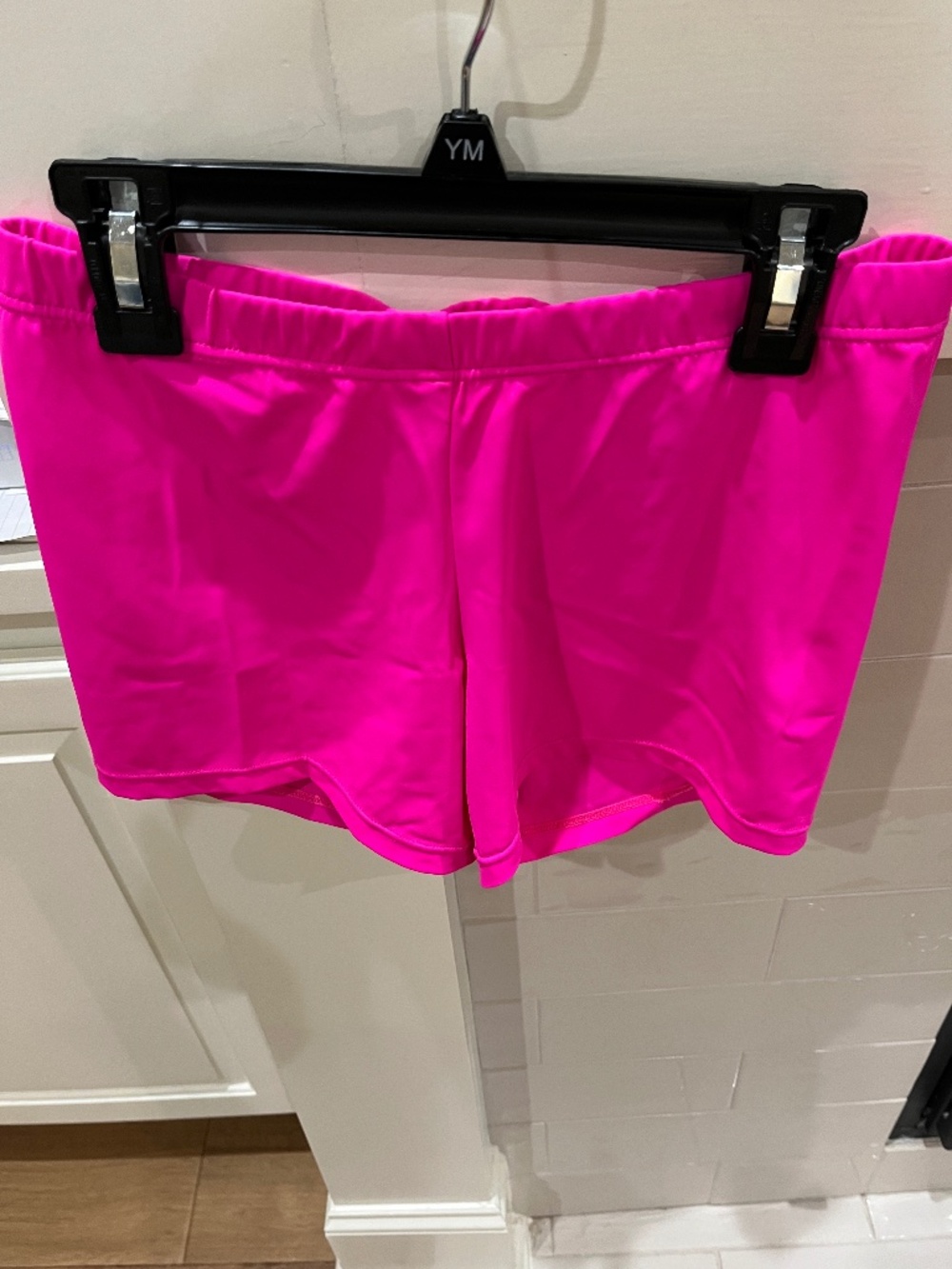 Balera hot pink dance shorts size adult medium